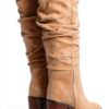 ALPE Stivali in pelle beige Camden-1