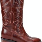 ALPE Stivali in pelle marrone Queens-0