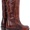 ALPE Stivali in pelle marrone Queens-2