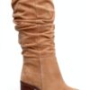 ALPE Stivali in pelle beige Camden-0