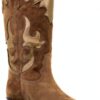 Alpe Western 11 Marrone - Stivali Donna in Pelle Scamosciata-4