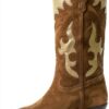 Alpe Western 11 Marrone - Stivali Donna in Pelle Scamosciata-1