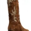 Alpe Western 11 Marrone - Stivali Donna in Pelle Scamosciata-2