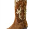 Alpe Western 11 Marrone - Stivali Donna in Pelle Scamosciata-0