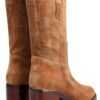 ALPE Stivali Dakota in pelle color talpa-2