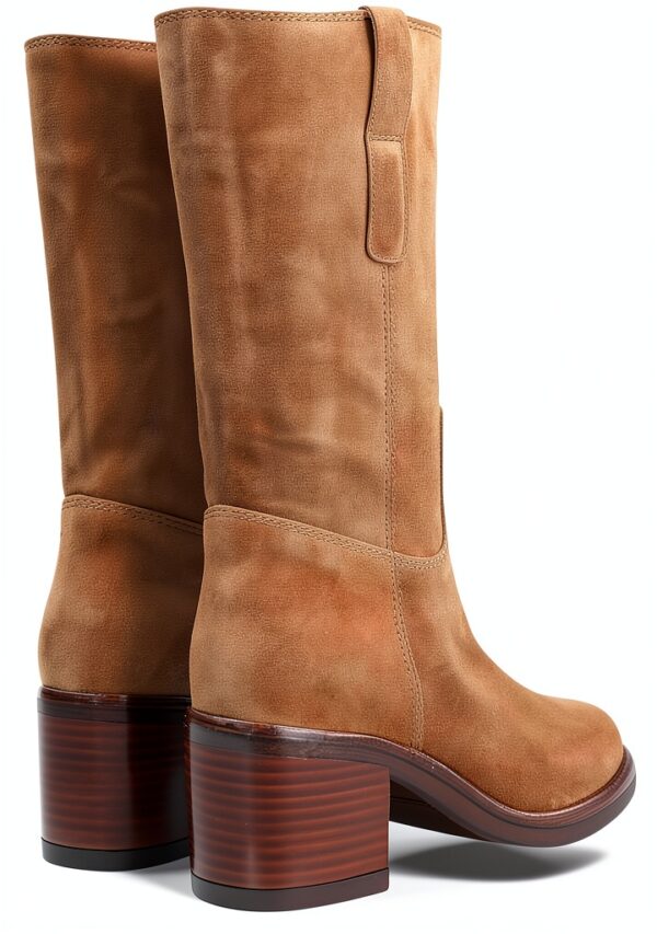 ALPE Stivali Dakota in pelle color talpa-2